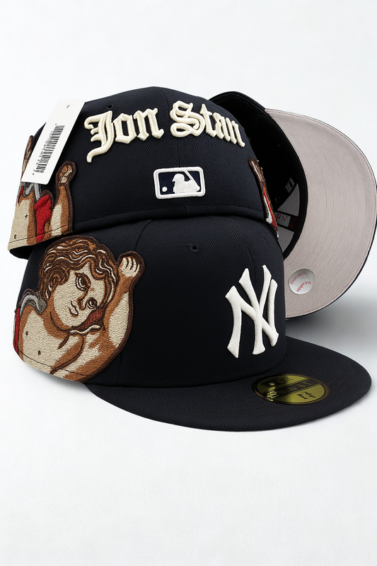 Gorra New Era New York Jon Stan 59 FIFTY BLACK CERRADA