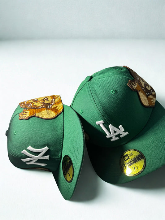 Gorra New Era New York Jon Stan 59 FIFTY Green CERRADA